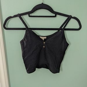 SOLD black camisole crop top